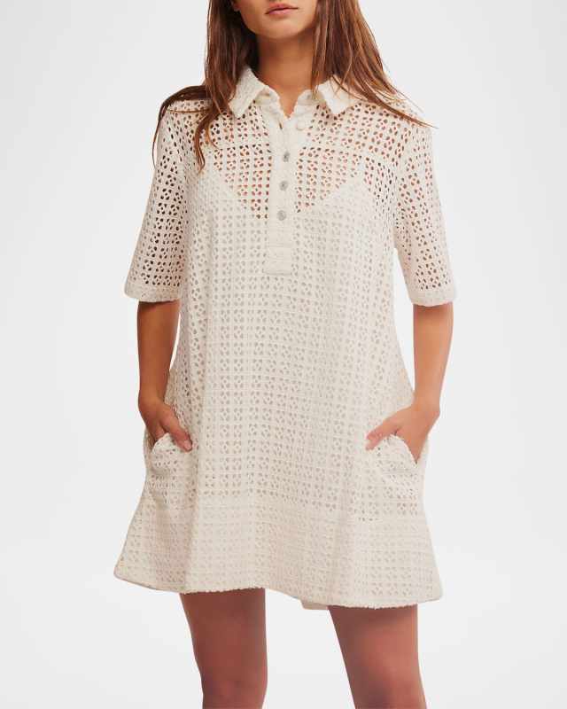 Remino Eyelet Mini Dress